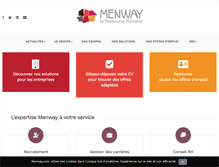 Tablet Screenshot of menway.com